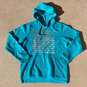 Columbia Turquoise Fleece Hoodie